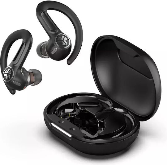 Jlab Epic Sport ANC 3 In-ear Bluetooth Handsfree Ακουστικά με Αντοχή στον Ιδρώτα και Θήκη Φόρτισης Μαύρα
