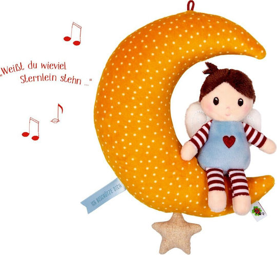Die Spiegelburg Hanging Baby Toy for Cot and Stroller with Music Moon Angel for Newborns