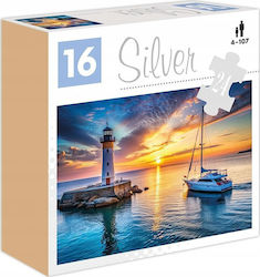 Alexander Silberpuzzle Leuchtturm 24 Teile
