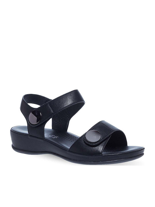 Women's Flat Sandals Anatomic in Black Color