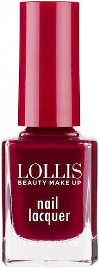 Lollis Beauty Make Up Glossy Burgundy Nail Polish 149