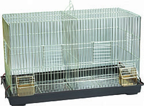 Klouvotechniki Cușcă Colivie pentru păsări Păsări 65x30x35cm. Alb