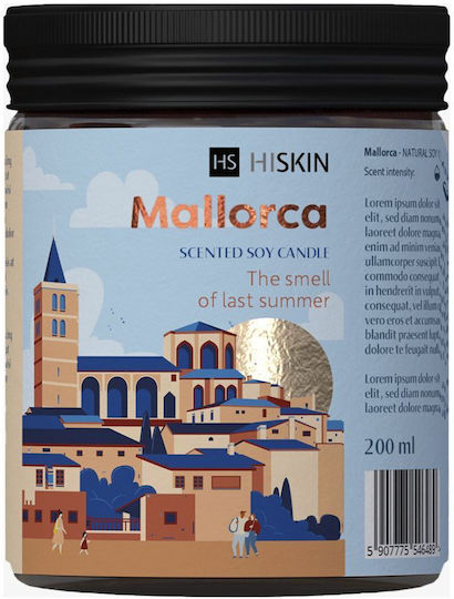 HiSkin Bon Voyage Mallorca Aromatic Soy Candle Beige