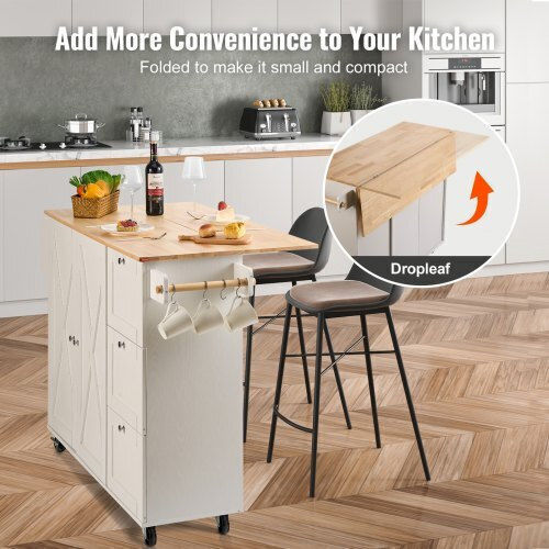 Bodenstehender Schrank White 143x68x99Stück