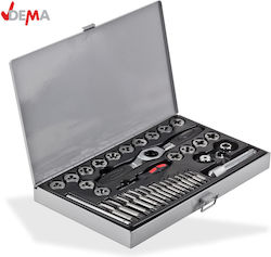 Dema Thread cutting tool set - taps and dies Φιλιέρες από Ατσάλι 38τμχ