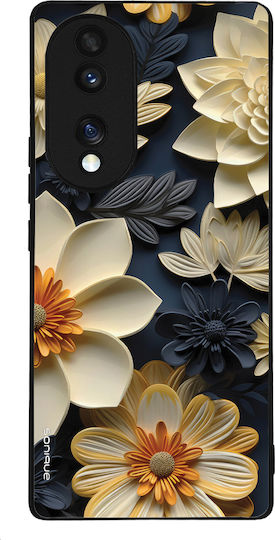 Sonique 3D-Blumen-Serie Hülle für Honor 70 5G Ecru
