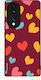 Sonique Heart Serie Hülle für Honor 70 5G Bordeaux