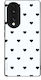 Sonique Heart Series Hülle für Honor 70 5G Weiß