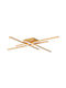 Powertech Leuchte Deckenleuchte 60cm Gold mit Integrierter LED