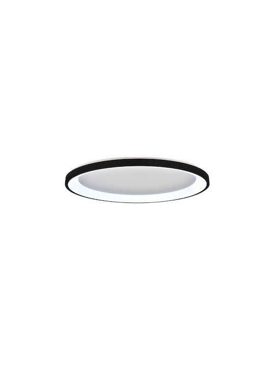 Inlight Πλαφονιέρα Οροφής Μαύρη με Ενσωματωμένο...