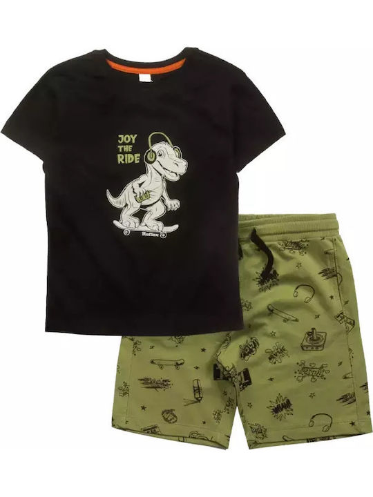 Kids' Set with Shorts Summer 2pcs Black