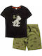 Kids' Set with Shorts Summer 2pcs Black