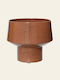 Beauty Home Übertopf Metall Braun 24x24εκ.