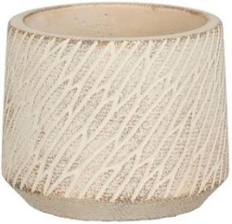 Atmosphera Übertopf Keramik Beige