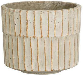 Atmosphera Ghiveci Ceramică Alb 15x15εκ.