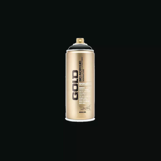 Montana Cans Spray Paint Acrylic with Metallic Effect Gold G7090 Coke 400ml