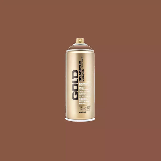 Montana Cans Σπρέι Βαφής Ακρυλικό με Μεταλλικό Εφέ Χρυσό Hot Chocolate 400ml