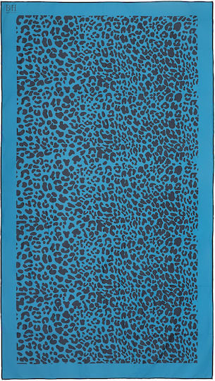 Beauty Home Microfiber Towel Body 200gr/m² Double-Sided Blue 160x90cm