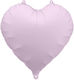 Balloon Foil Heart Purple 45cm
