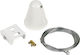 Eurolamp Mounting Suspension for Lighting Fixtures White 145-59124