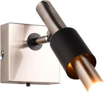 Trio Lighting Einzel Spot in Silber Farbe