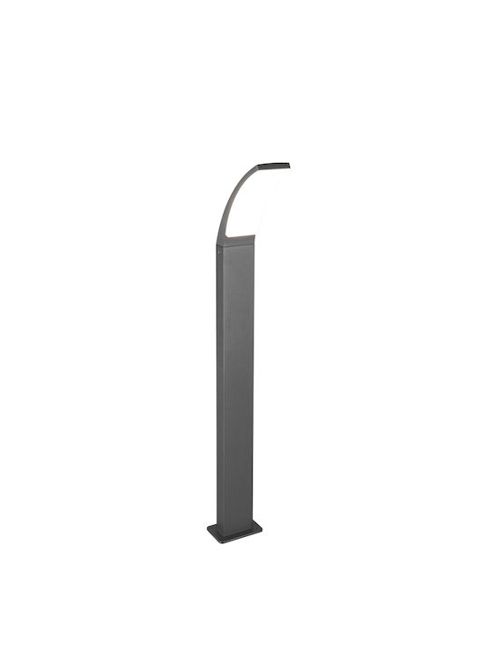 Trio Lighting Φωτιστικό Κολωνάκι Εξωτερικού Χώρου με Φυσικό Λευκό Φως Γκρι