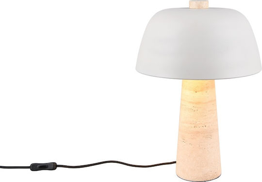 Trio Lighting Tischlampe mit Gray Schirm und Basis
