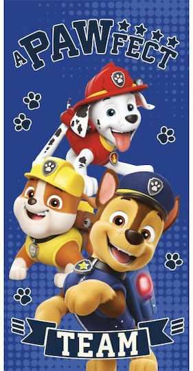 Детска плажна кърпа Borea Paw Patrol 70x140см микрофибър