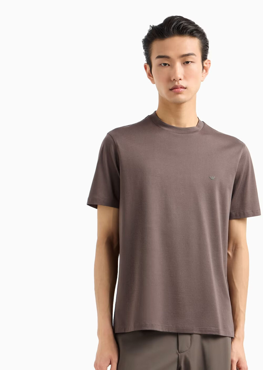 Tシャツ・カットソー EMPORIO ARMANI Men T-shirt Brown EM000983AF13669 U6200 Emporio Armani T-shirt Brown EM000983AF13669-U6200 | Skroutz.mt