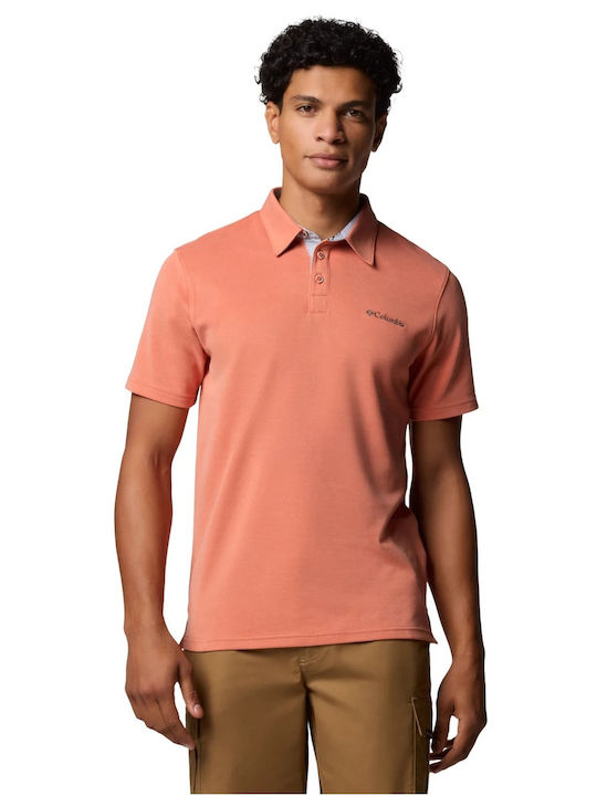 Columbia Nelson Point Polo T-shirt Orange