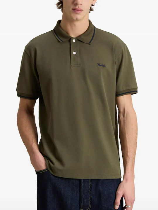 Woolrich Polo Μπλούζα Greenstone