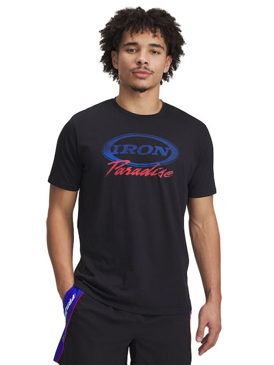 Under Armour Project Rock T-shirt Μαυρο
