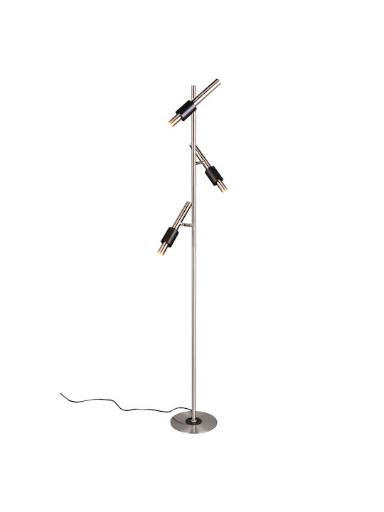 Trio Lighting Floor Lamp Silver