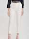 Damen Stoff Hose White