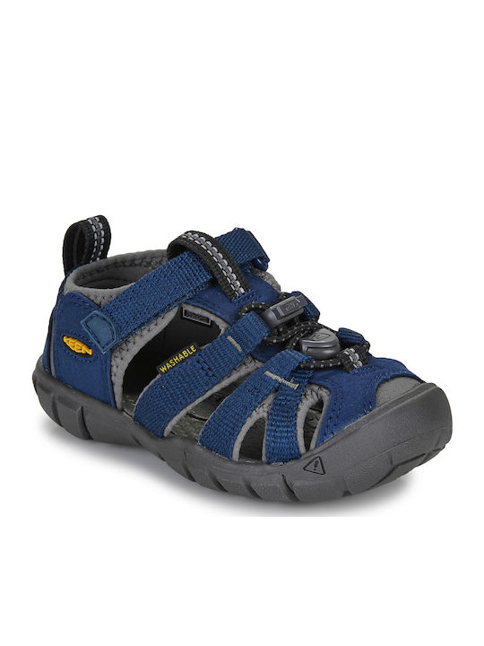 Keen Sandale Copii Seacamp II Cnx Culoare Albastru
