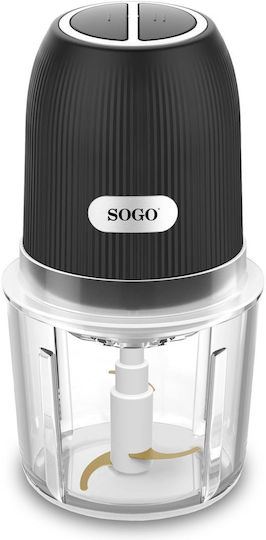 Sogo Πολυκόπτης Multi 350W με Δοχείο 600ml Μαύρος