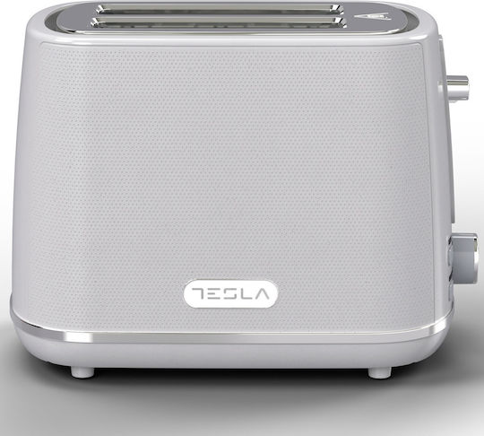 Tesla Φρυγανιέρα 2 Θέσεων 930W Λευκή