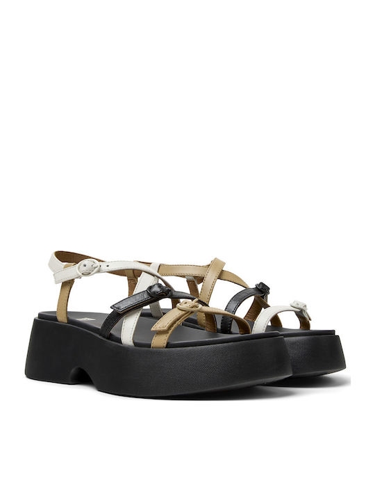 Camper Leather Women's Flat Sandals