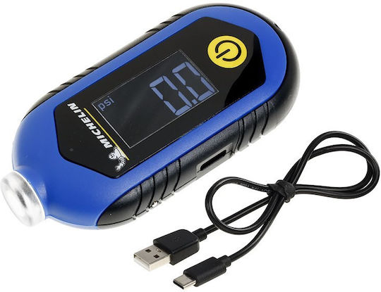 Michelin Digital Tire Pressure Gauge 10.3 Bar Tread Depth Gauge Led Flashlight Rechargeable