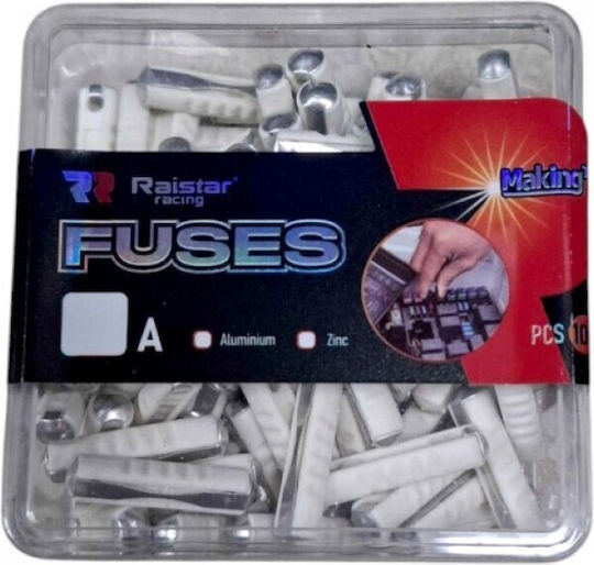 Raistar Set Siguranțe Auto White 8A 100buc