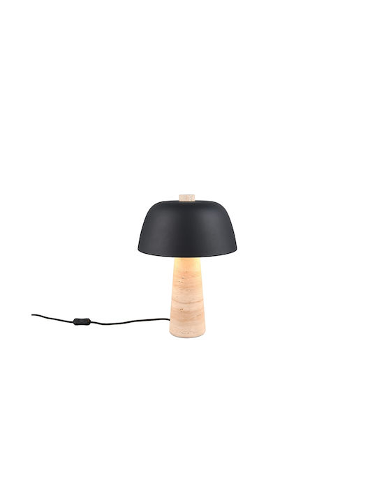 Trio Lighting Table Lamp with Black Shade and Base