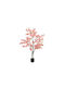Tree with Pink Flowers in Pot Φ40xH138cm