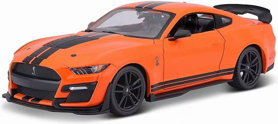 1/24 Ford Mustang Shelby Gt500 2020 Orange Black Stripes