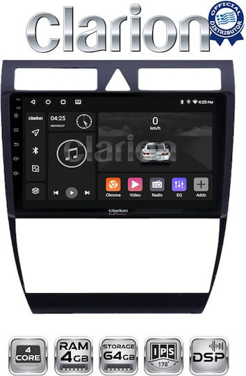 Clarion Auto-Audiosystem für Audi A6 1998 > 2004 (Bluetooth/USB/WiFi/GPS/Apple-Carplay/Android-Auto)