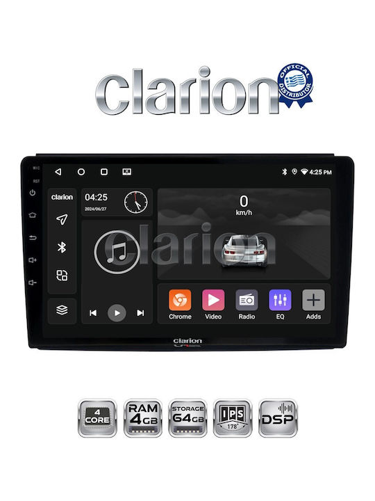Clarion Sistem Audio Auto pentru Peugeot Boxer Fiat Ducato Citroen Pulover 2006 > 2011 (Bluetooth/USB/WiFi/GPS/Apple-Carplay/Android-Auto)