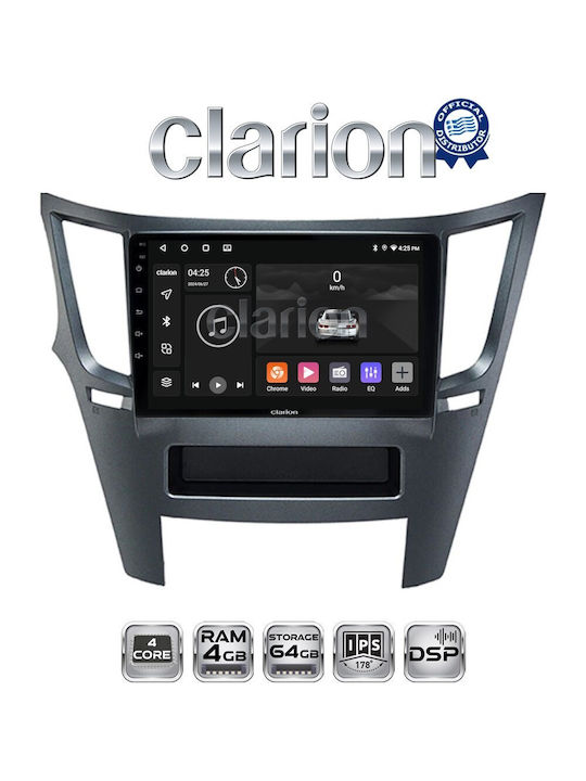 Clarion Ηχοσύστημα Αυτοκινήτου για Subaru Legacy / Outback 2009>2013 (Bluetooth/USB/WiFi/GPS/Apple-Carplay/Android-Auto)