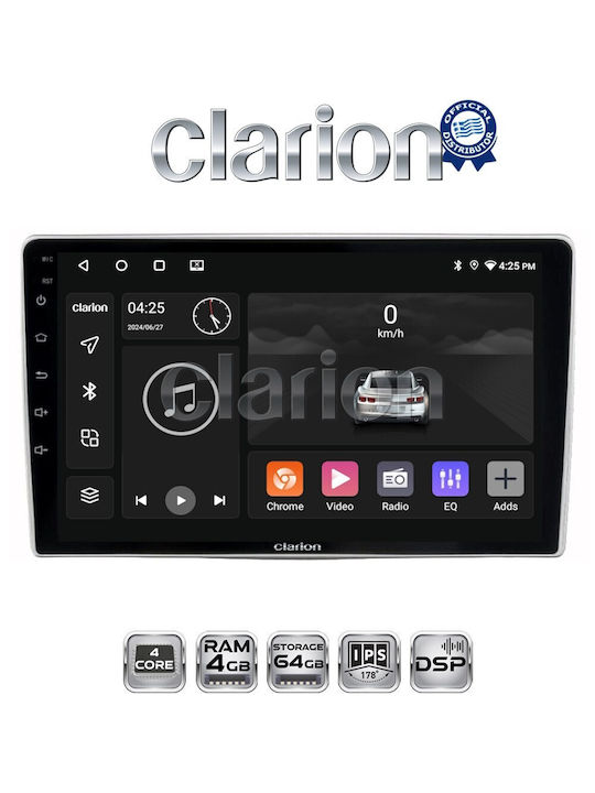 Clarion Auto-Audiosystem für Alfa Romeo Mito 2008 (Bluetooth/USB/WiFi/GPS/Apple-Carplay/Android-Auto)