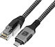 Techly Icoc U3c-rj45-020 Καλώδιο Usb-c Αρσενικό Ethernet Rj45 Αρσενικό 2m