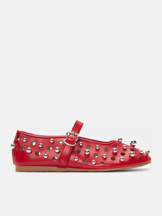 Luigi Ballerinas Red