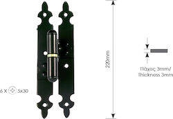 Mittelschwarzes Scharnier Zogometal 0179 Lampe ...